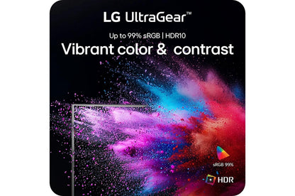 Lg 27GS60QNB 27 Inch UltraGear™ G6, QHD 180Hz Curved Gaming Monitor