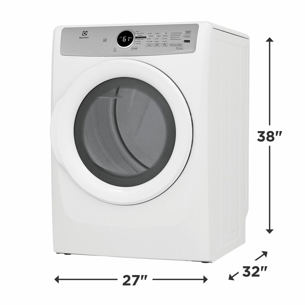 ELFE7337AW Electrolux Front Load Electric Dryer - 8.0 Cu. Ft.