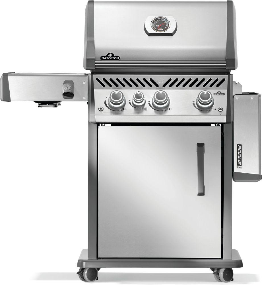 Napoleon Bbq RP425SIBNSS2 Rogue PRO 425 SIB with Infrared Side Burner , Natural Gas, Stainless Steel