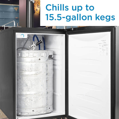 DKC054A9SLDB Danby 5.4 cu. ft. Single-Tap Keg Cooler in Stainless Steel