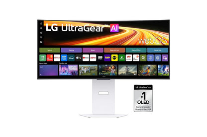 Lg 34GX90SBW 34 Inch UltraGear™ GX9s, OLED WQHD 240Hz 0.03ms G-Sync Compatible Gaming Monitor with webOS