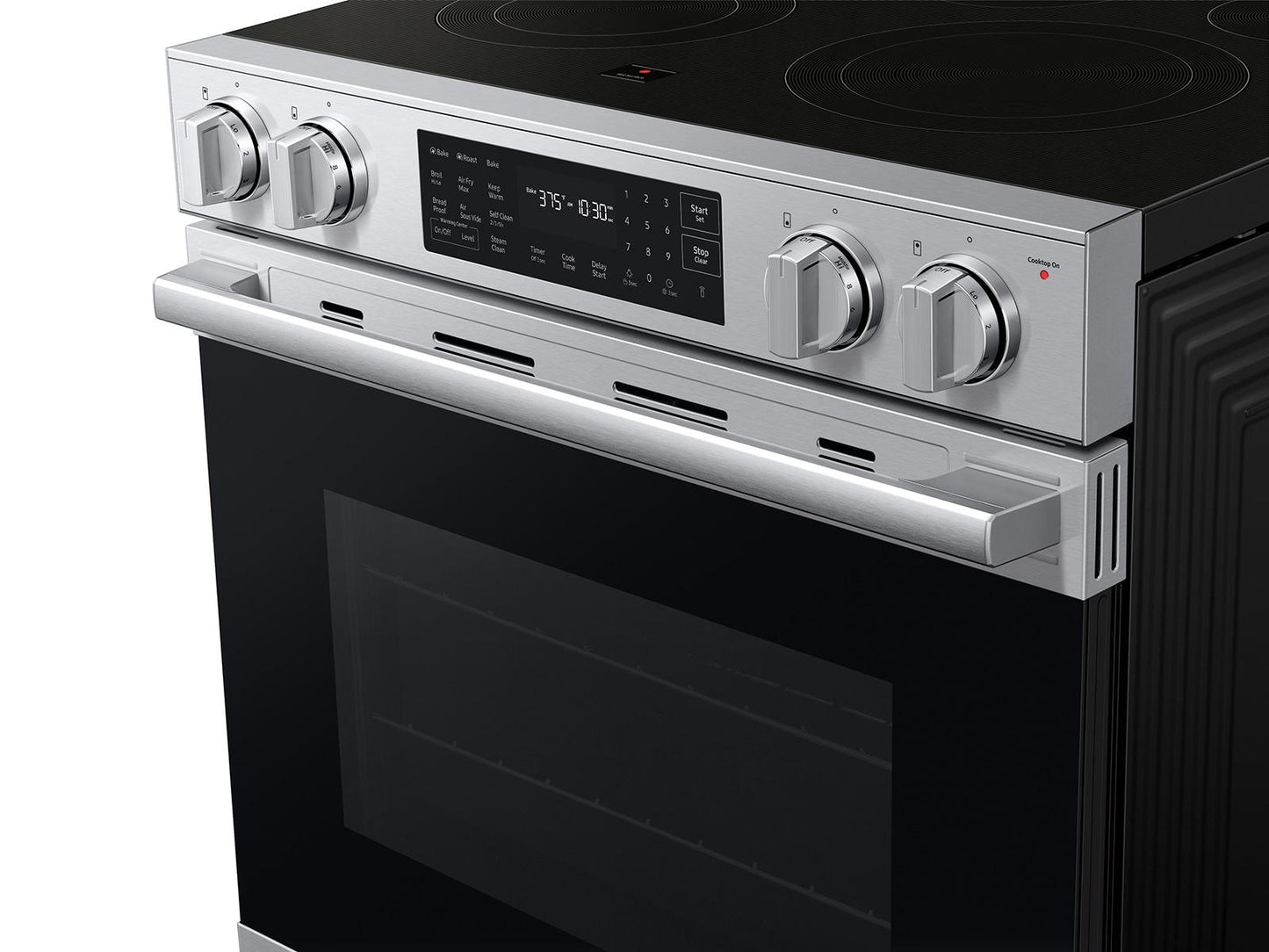 Samsung NSE80H63SR Bespoke Smart Slide-in Electric Range Pro Style Design  Air Fry Max  True Convection
