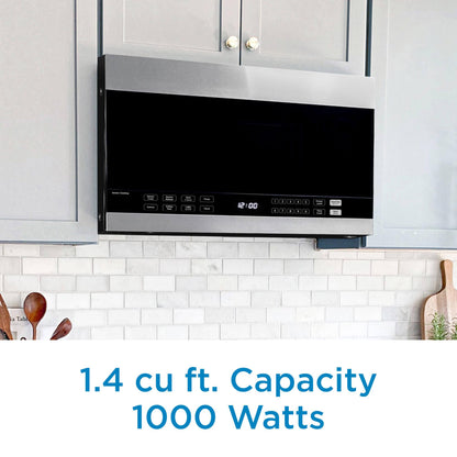 DOM014401G1 Danby 1.4 cu. ft. Over The Range Microwave Oven in Stainless Steel