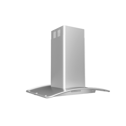 Zephyr ZMLM90CS Milano Connect Island, 90cm, SS, LED, ACT