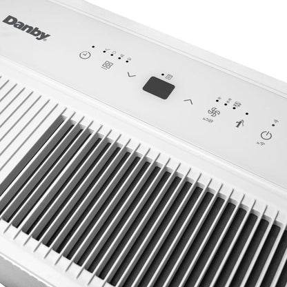 DDR050BSPWDB Danby 50-Pint Dehumidifier with Pump & Wi-Fi in White