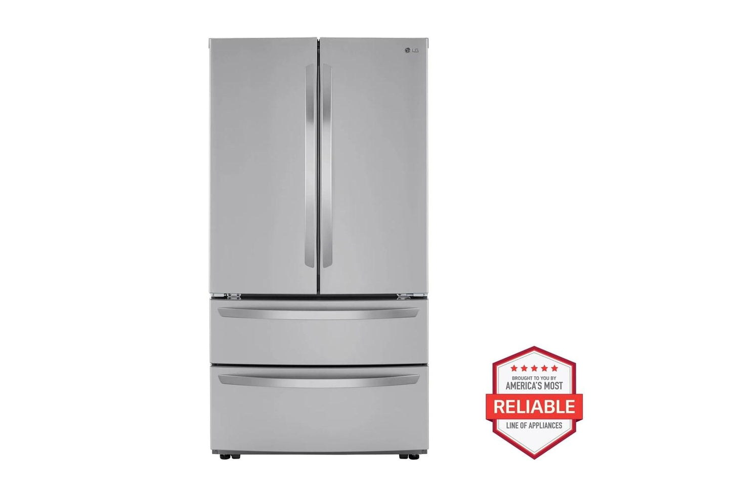 Lg LMWS29626S 29 cu. ft. 4 Door French Door Refrigerator with Double Freezer