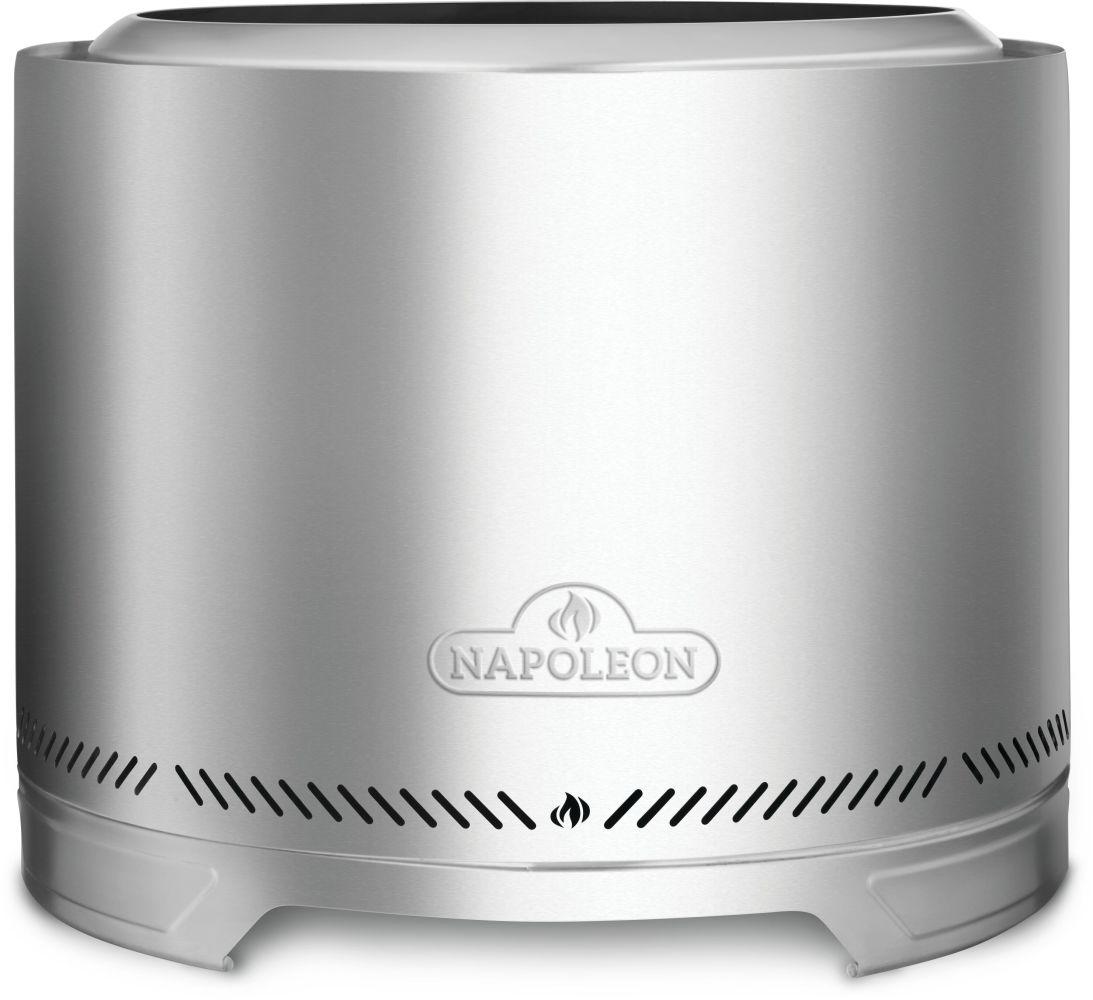 Napoleon Bbq NWFPLTISS Timberwolf Smokeless Fire Pit 22-inch, Stainless Steel , Wood, Stainless Steel