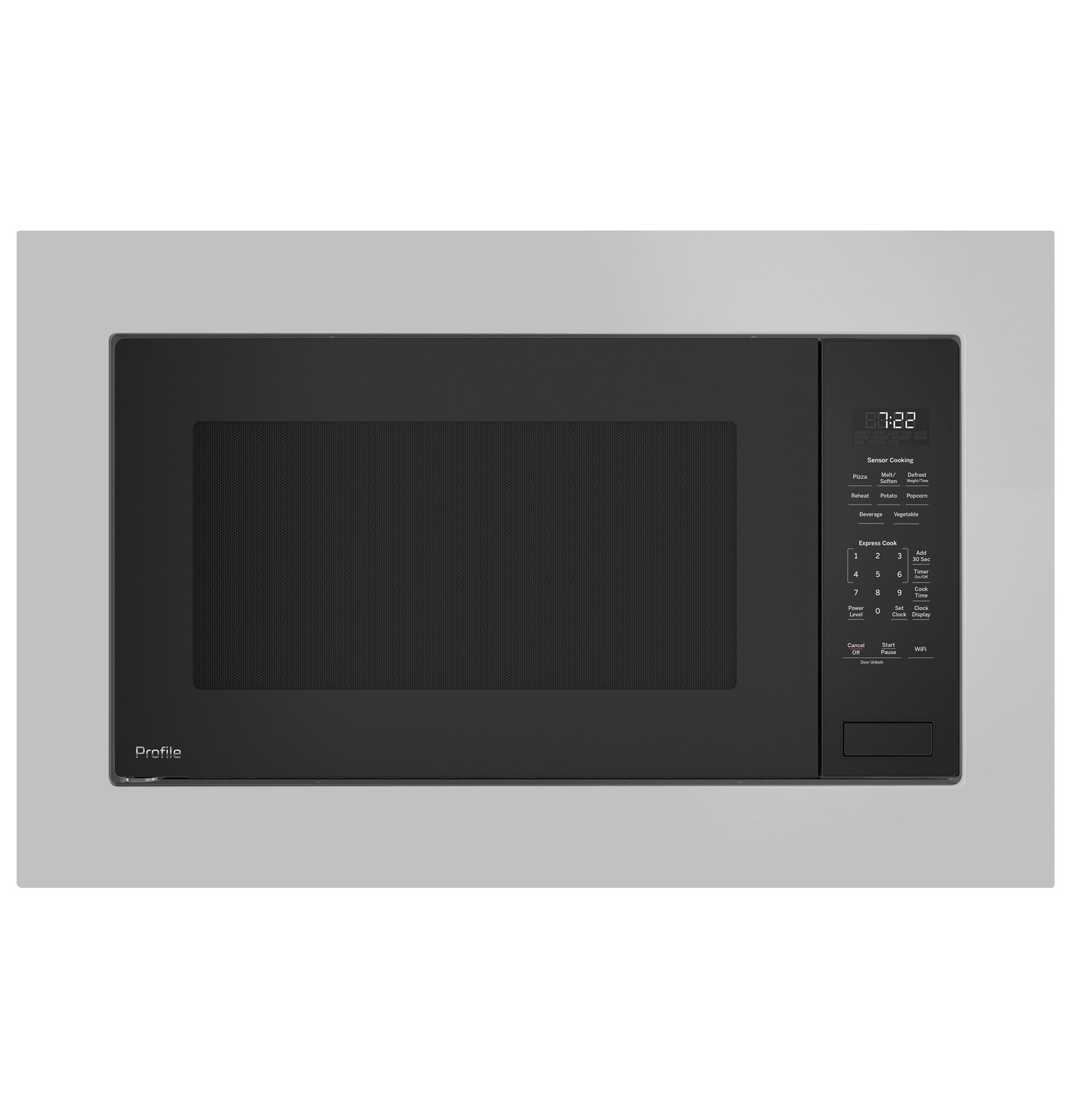 PCWK22U1WDD GE Profile™ 2.2 Cu. Ft. Built-In Sensor Microwave Oven