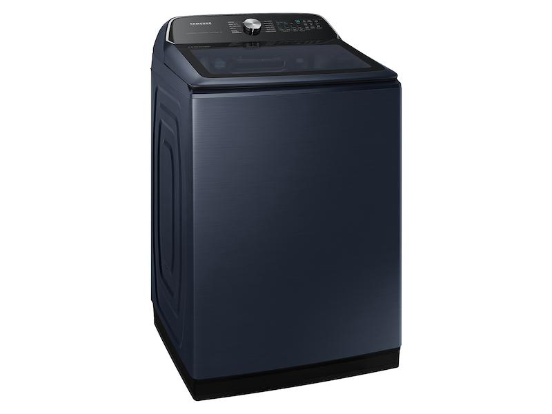 Samsung WA54CG7150ADA4 5.4 cu. ft. Smart Top Load Washer with Pet Care Solution and Super Speed Wash in Brushed Navy