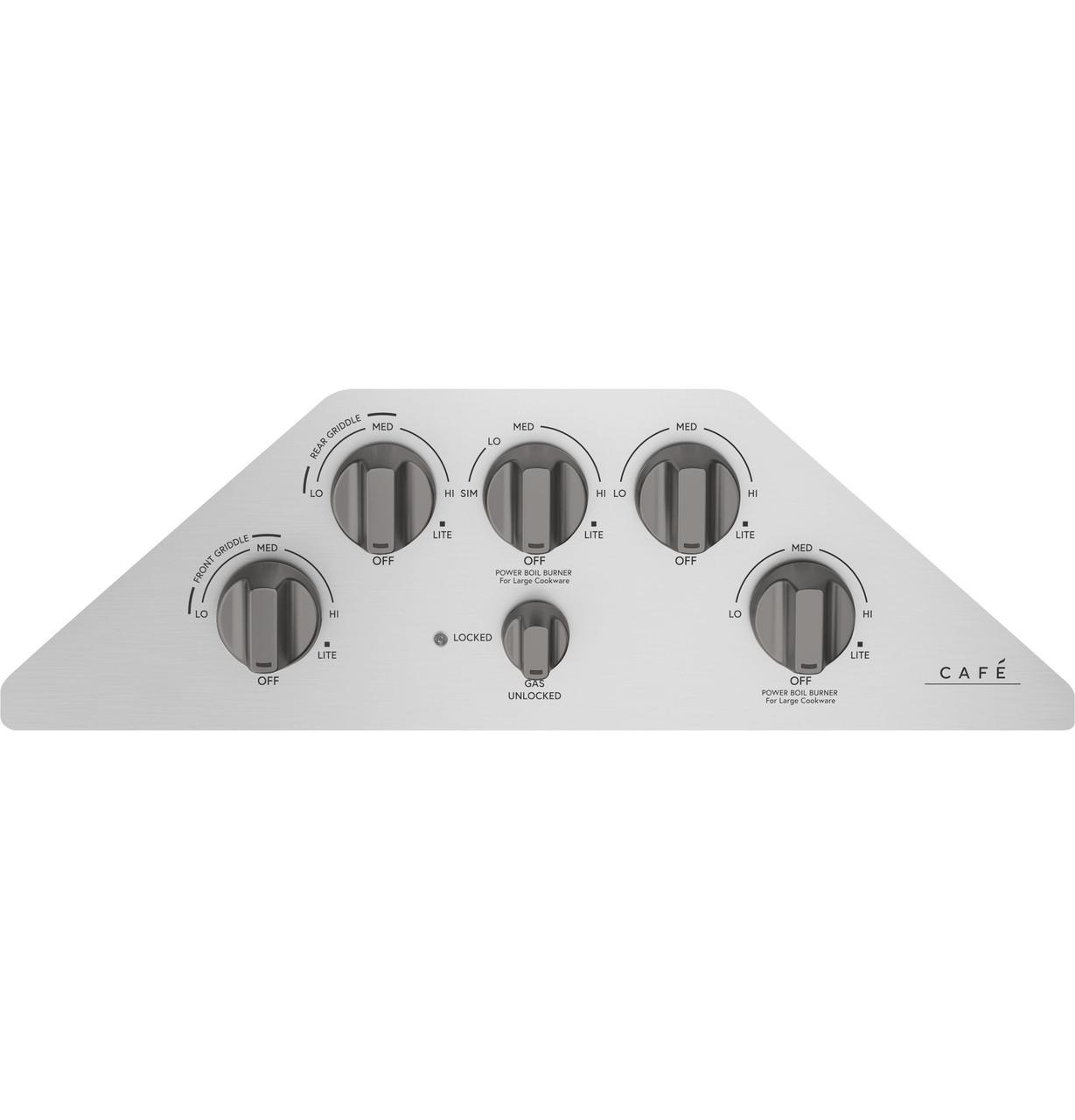 Cafe CGP95362MS1 CAF(EBACK)™ 36" Gas Cooktop