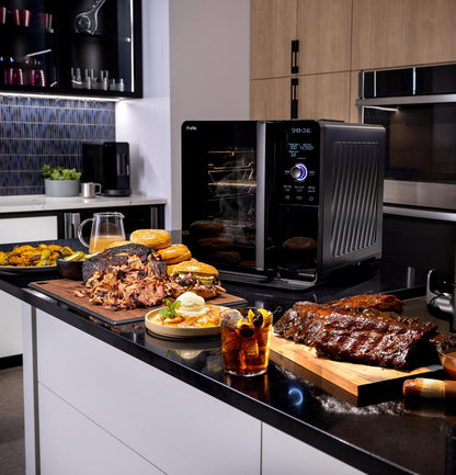 P9SBAAS6VBB GE Profile™ Smart Indoor Pellet Smoker