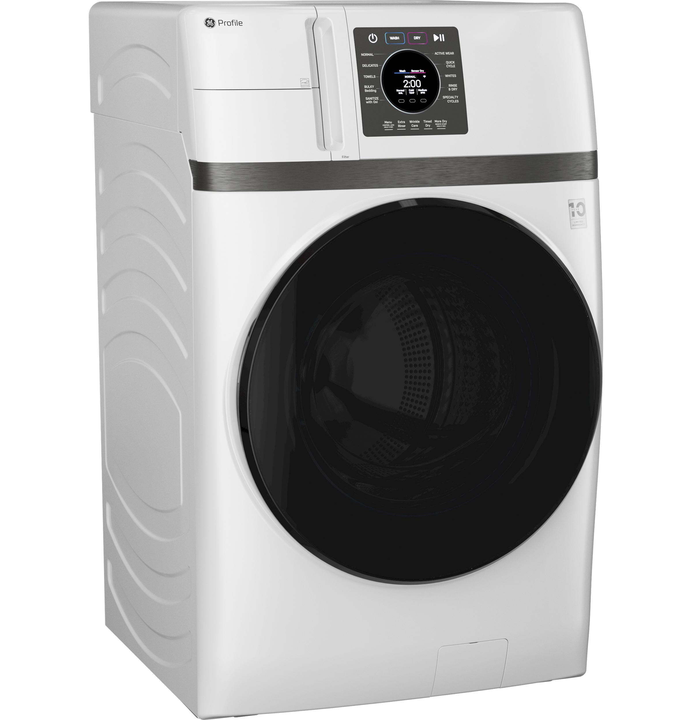 PFQ83HSSWWW GE Profile™ ENERGY STAR® 4.6 cu. ft. Capacity UltraFast Combo with Ventless Inverter Heat Pump Technology Washer/Dryer