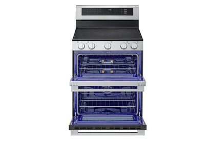 Lg LDEL7324YE 7.3 cu. ft. Smart Electric Double Oven Freestanding Range with ProBake Convection®, Air Fry & Air Sous Vide