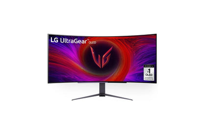 Lg 45GS96QBB 45 Inch UltraGear™ OLED WQHD 1440P 240Hz 0.03ms G-Sync Compatible 800R Curved Gaming Monitor with Built-in Speakers