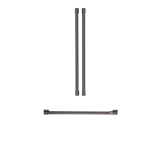 Cafe CXMB3H3PNBT CAF(EBACK)™ Refrigeration Handle Kit - Brushed Black