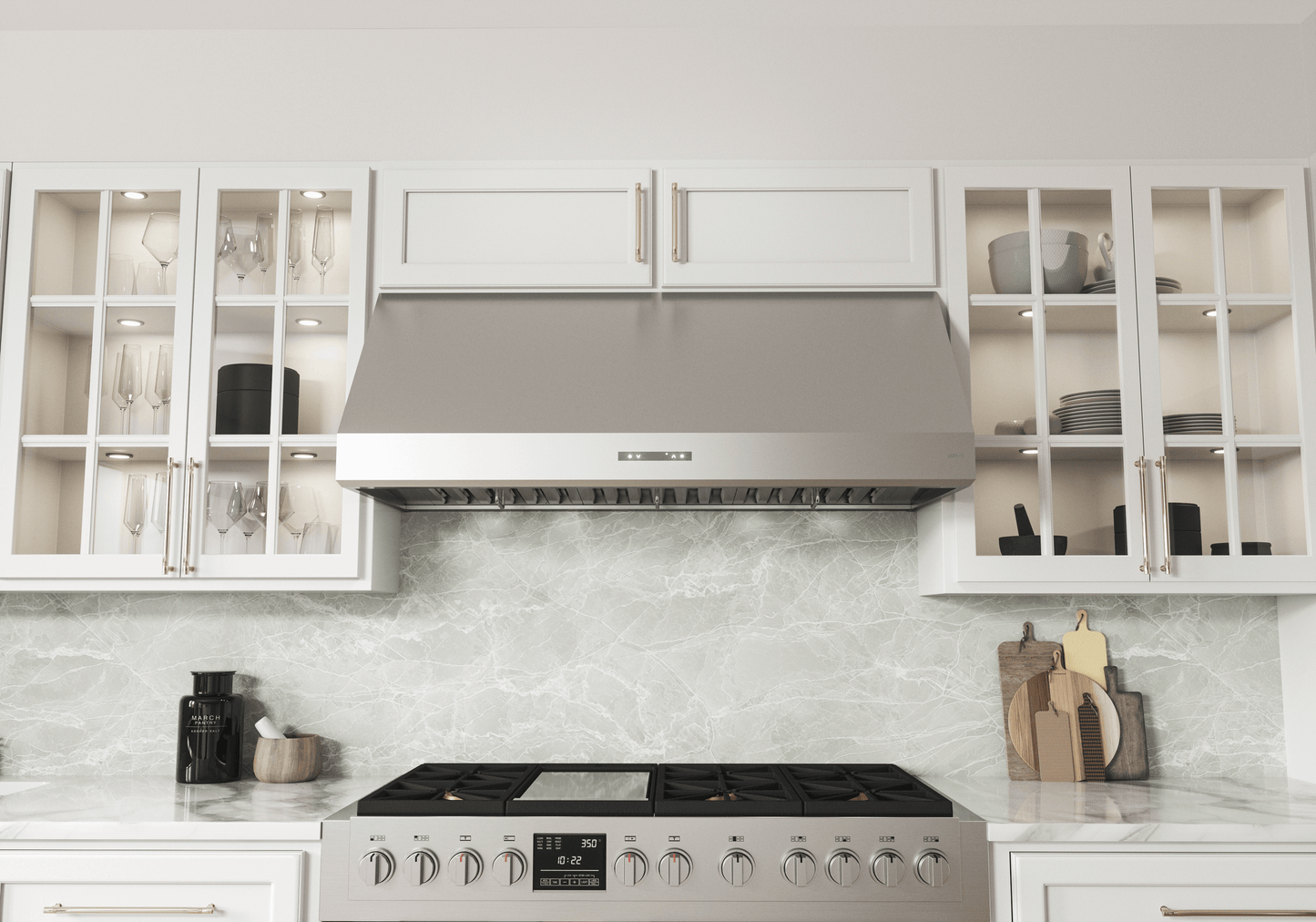 Zephyr AK7436AS Tidal II Connect 18in Wall, 36in, SS, LED, ACT