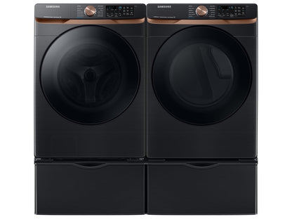 Samsung DVE50BG8300V 7.5 cu. ft. Smart Electric Dryer with Steam Sanitize+ and Sensor Dry in Brushed Black