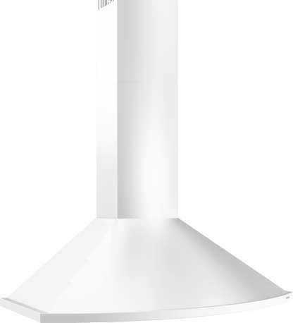 Zephyr ZSAM90FW Savona Wall, 90cm, White, LED, 600 CFM w/ACT