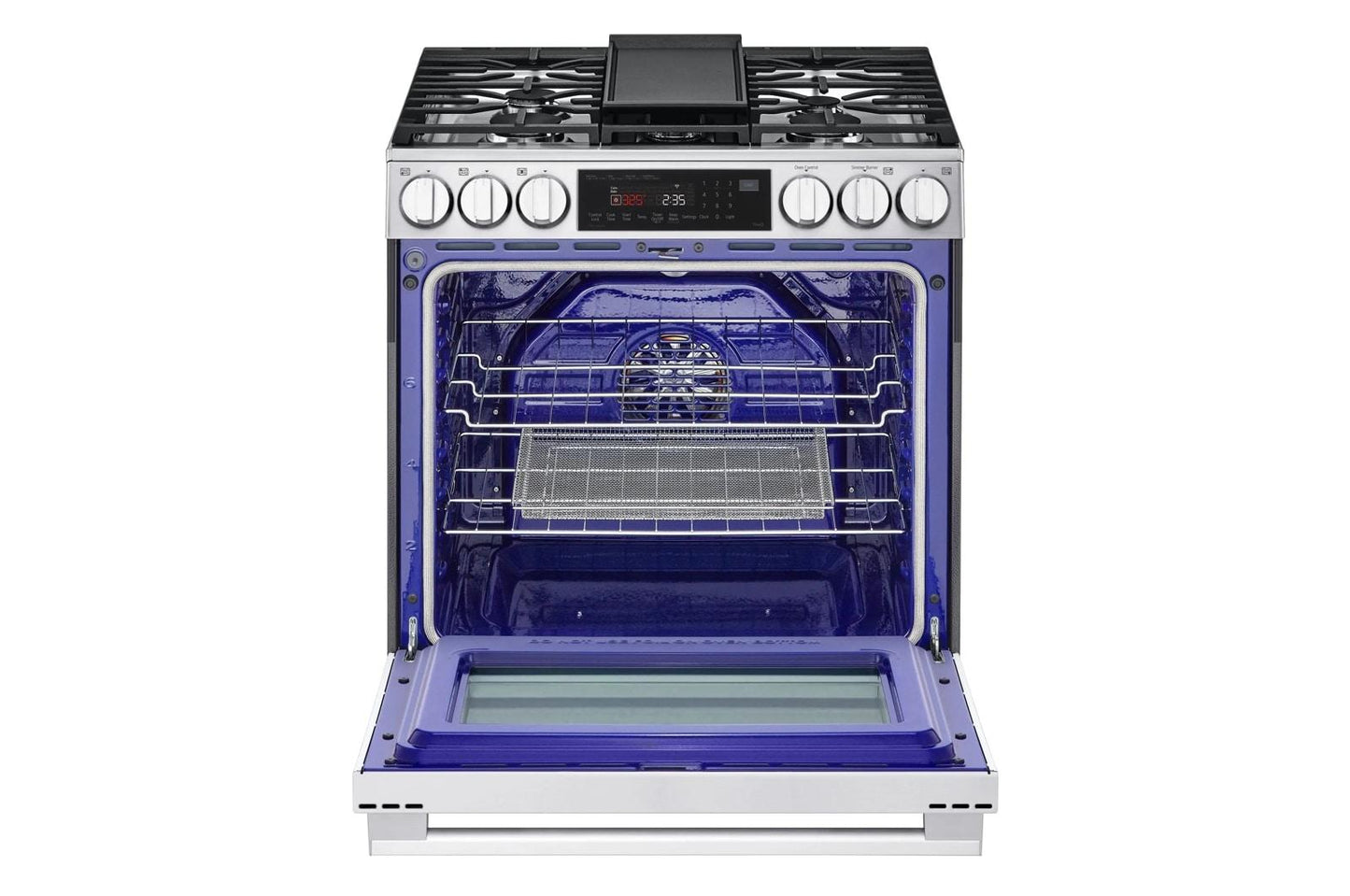 Lg LSGL6335X 6.3 cu ft. Smart Gas Slide-In Range ProBake Convection® InstaView®, and Air Fry