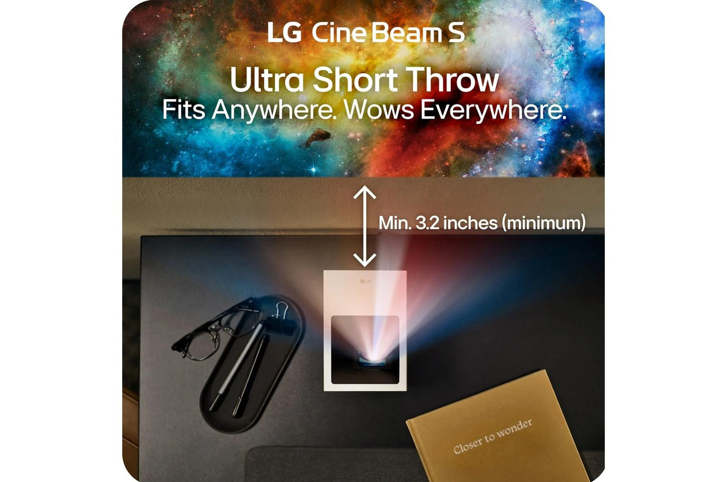 PU615U LG CineBeam S 4K UHD Smart Triple Laser UST Projector PU615U