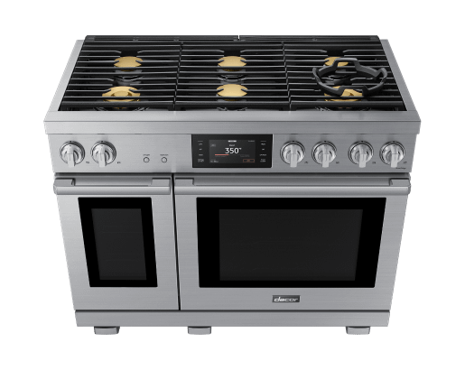 Dacor DOP48T960GS 48" Gas Range, Silver Stainless, Natural Gas/Liquid Propane