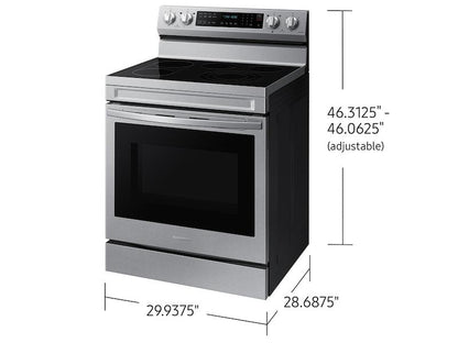 Samsung NE63D6711SR 6.3 cu. ft. Smart Freestanding ENERGY STAR® Certified Electric Range with Air Fry and Griddle in Stainless Steel