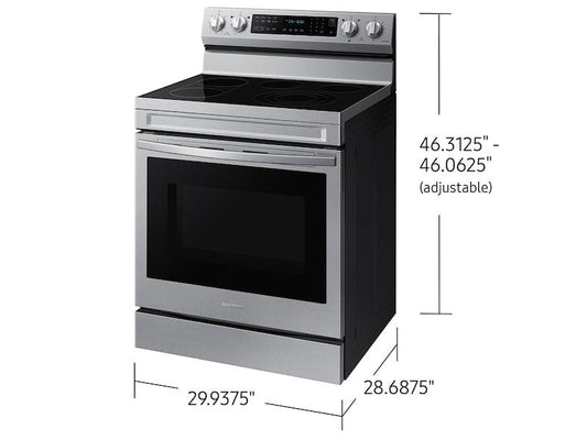 Samsung NE63D6711SR 6.3 cu. ft. Smart Freestanding ENERGY STAR® Certified Electric Range with Air Fry and Griddle in Stainless Steel