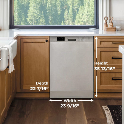 DDW2400ESS Danby 24" Built in Dishwasher in Stainless Steel