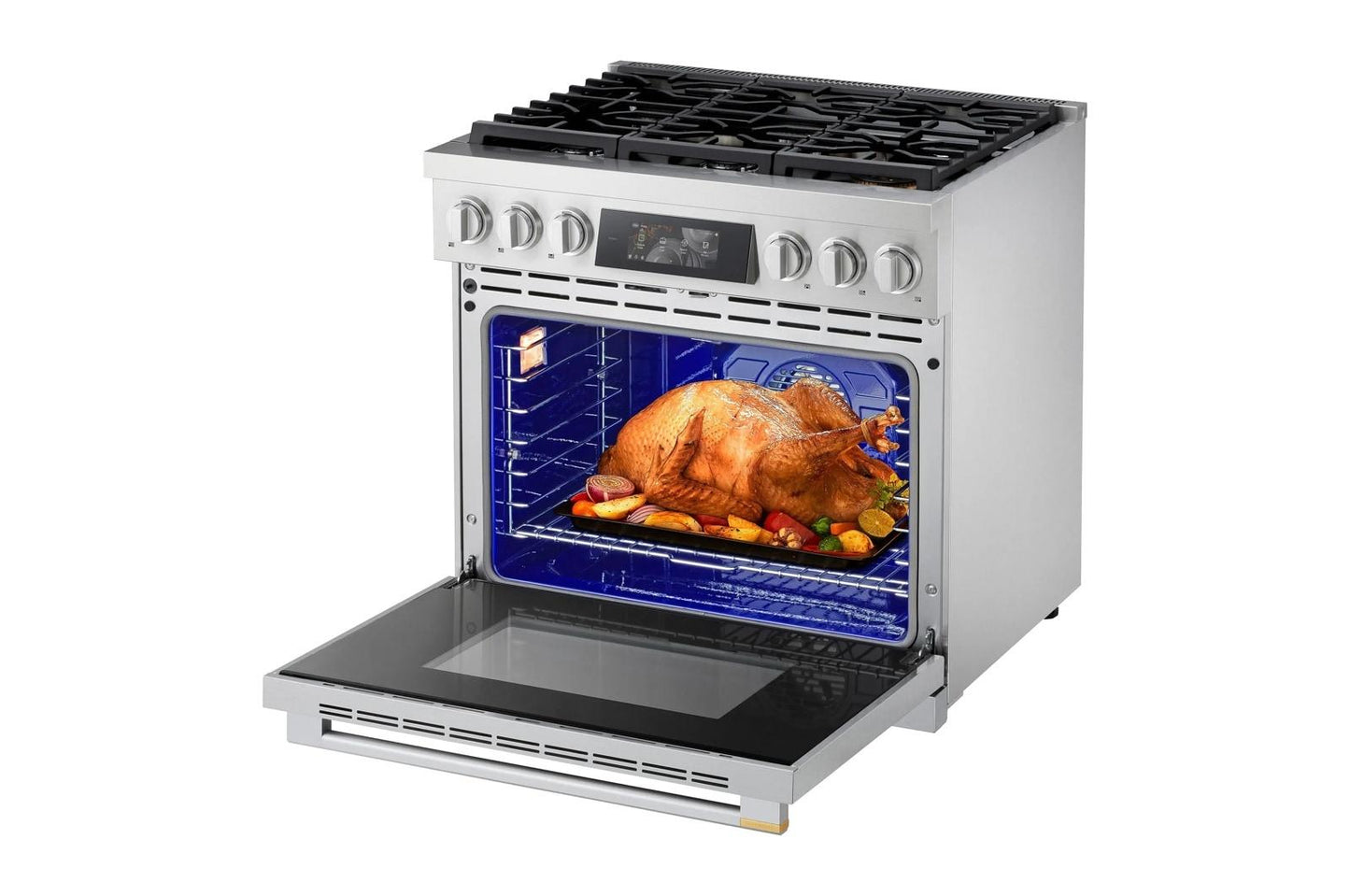 LPGU6319Y LG SIGNATURE 6.3 cu. ft. Smart Gas Slide-In Pro Range with Dynamic ProBake Convection®, Air Fry, Air Sous Vide and Roast Mode