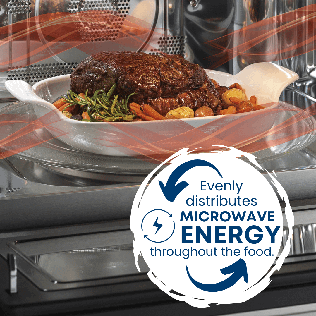 UNIVTRAY125 GE Appliances 12.5 inch Microwave Glass Tray Replacement, UNIVTRAY125