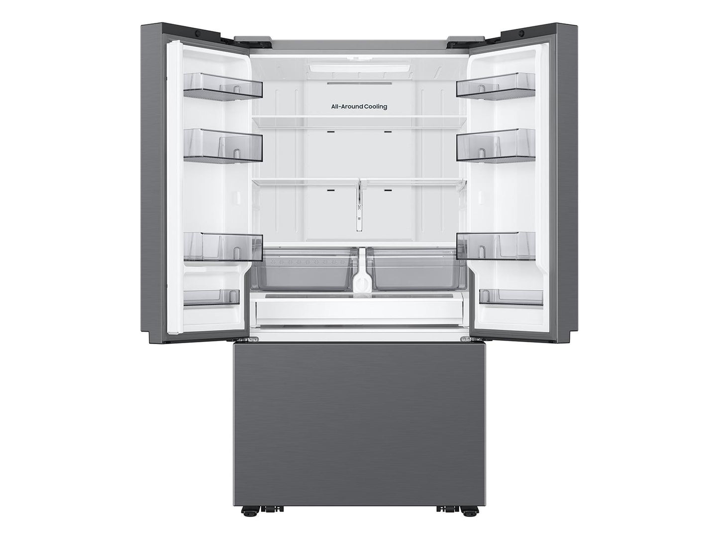 Samsung RF27CG5010S9 Bespoke AI 3-Door French Door Mega Capacity  Dual Ice Maker & Stainless Look  27 cu.ft.