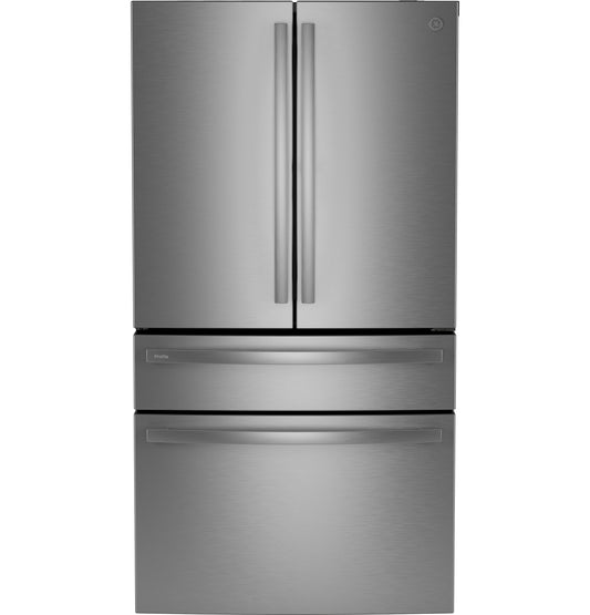PGE29BYTFS GE Profile™ ENERGY STAR® 28.7 Cu. Ft. Smart Fingerprint Resistant 4-Door French-Door Refrigerator With Dual-Dispense AutoFill Pitcher