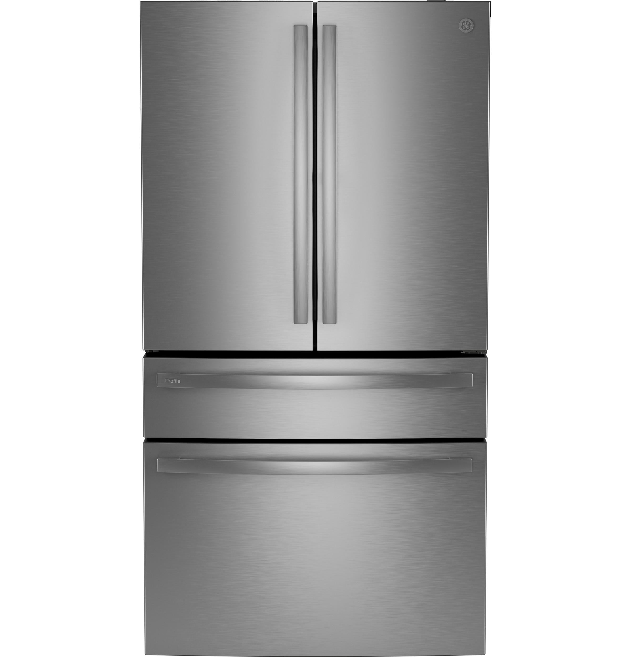 PGD29BYTFS GE Profile™ Series ENERGY STAR® 29 Cu. Ft. Smart Fingerprint Resistant 4-Door French-Door Refrigerator with Door In Door