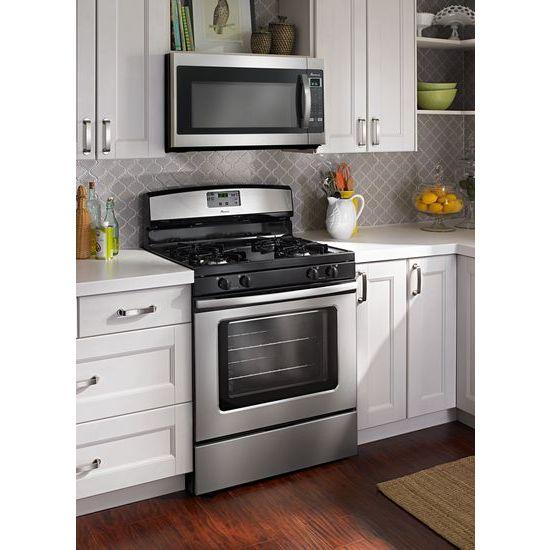 2.0 Cu. Ft. Over-the-Range Microwave with Sensor Cooking - stainless steel