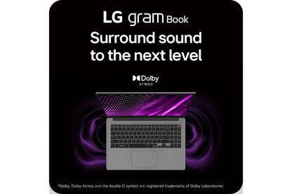 15U50TGARS2U1 LG gram Book 15.6 Inch, Thin and Lightweight Laptop, Windows 11 Home, Intel® Core™ i5-1334U, 8GB RAM, 512GB SSD, Titan Silver