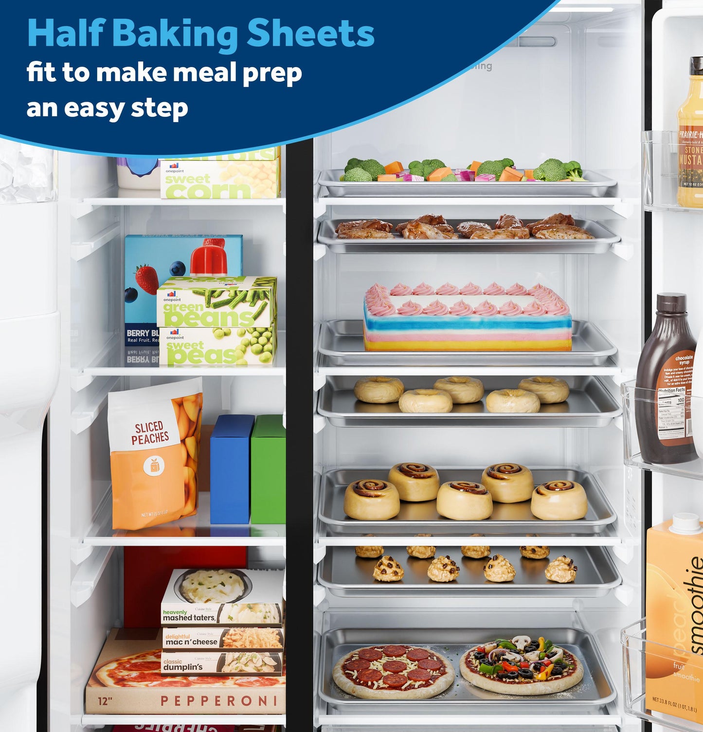 GSE28NYYFS GE® ENERGY STAR® 27.9 Cu. Ft. Side-By-Side Refrigerator with Extra Tall Dispenser and In-Door Icemaker