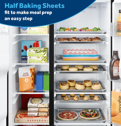 GZE24NYYFS GE® ENERGY STAR® 23.6 Cu. Ft. Counter-Depth Side-By-Side Refrigerator with Extra Tall Dispenser and In-Door Icemaker