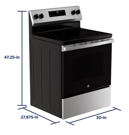 GRF400PVSS GE® ENERGY STAR® 30" Free-Standing Electric Range