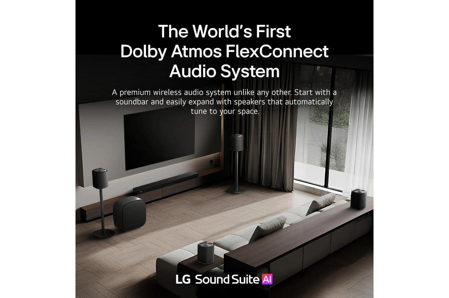 Lg M5 Sound Suite M5  Wireless Speaker  Ch 1.1.1  Dolby Atmos FlexConnect  Spatial Audio