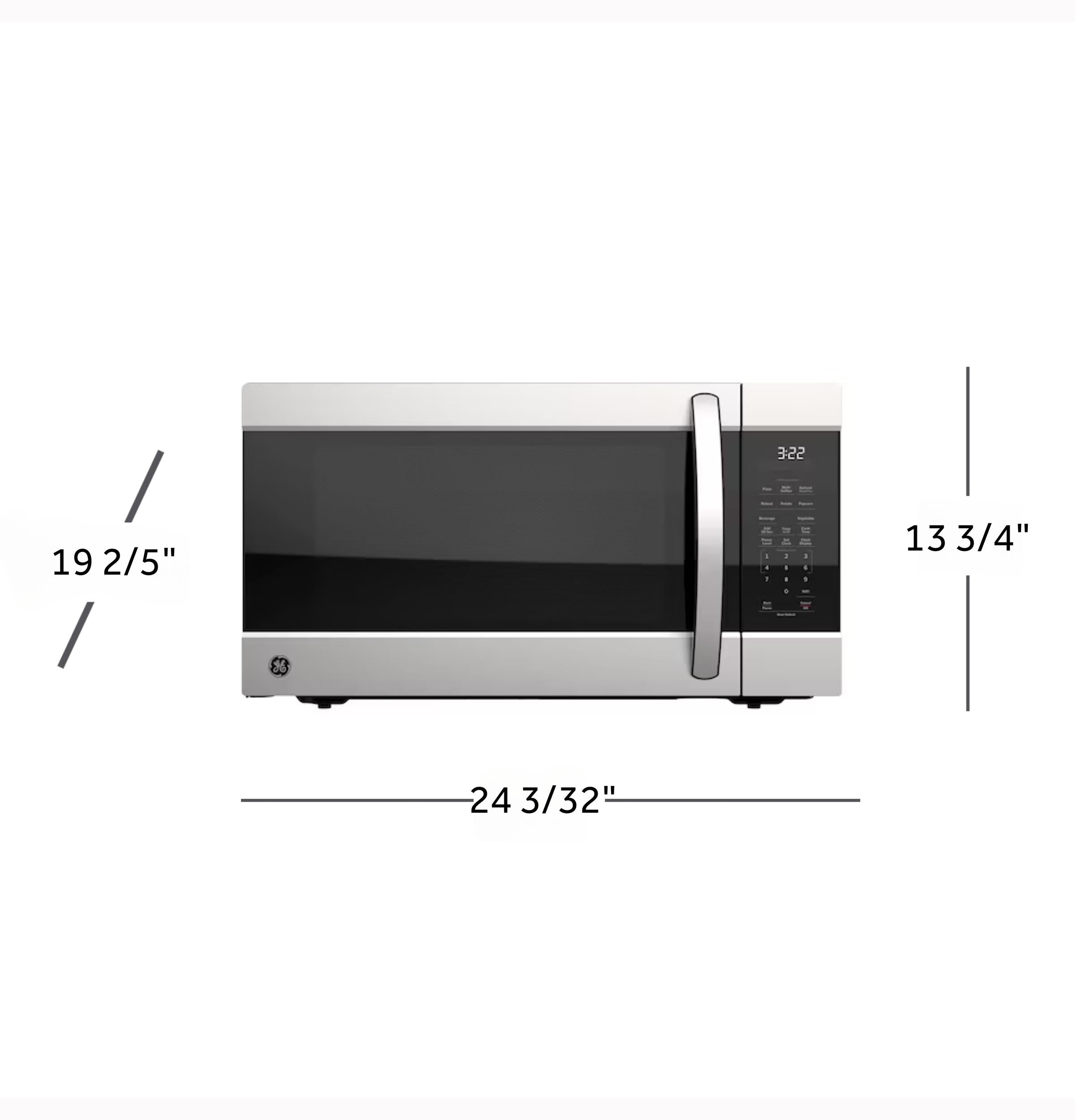 GCSH22U1WSS GE® 2.2 Cu. Ft. Capacity Countertop Microwave Oven