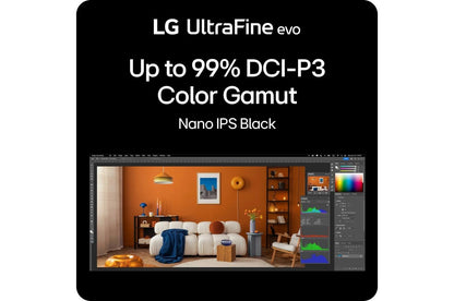 Lg 40U990AW 40 Inch UltraFine evo™ 5K2K WUHD Nano IPS Black Monitor with Thunderbolt™ 5 PD 96W