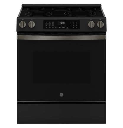 GRS600AVDS GE® ENERGY STAR® 30" Slide-In Electric Convection Range with No Preheat Air Fry and EasyWash™ Oven Tray