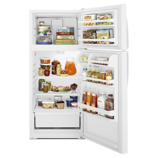 15.9 cu. ft. Top-Freezer Refrigerator with Full-Width Crisper - white