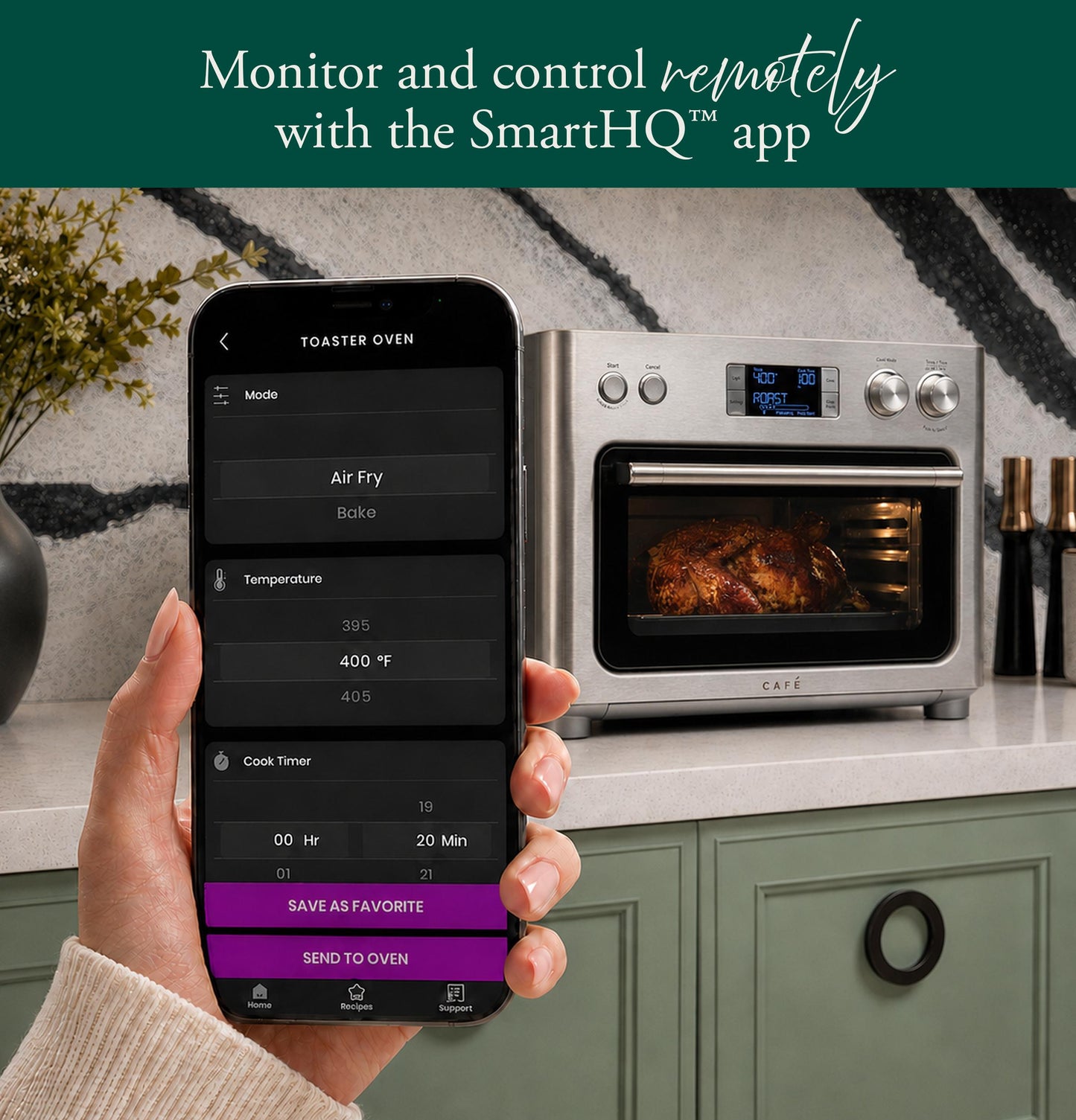 Cafe C9OADA1ZS1 CAF(EBACK)™ Couture™ Toaster Oven with Air Fry