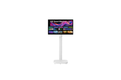 Lg 32U889SA 31.5" 4K UHD IPS Touch Screen Smart Monitor Swing with Rolling Stand, webOS