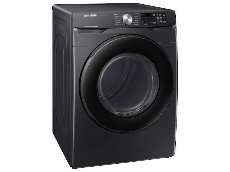 Samsung 7.5 cu. ft. Smart Gas Dryer with Sensor Dry in Brushed Black