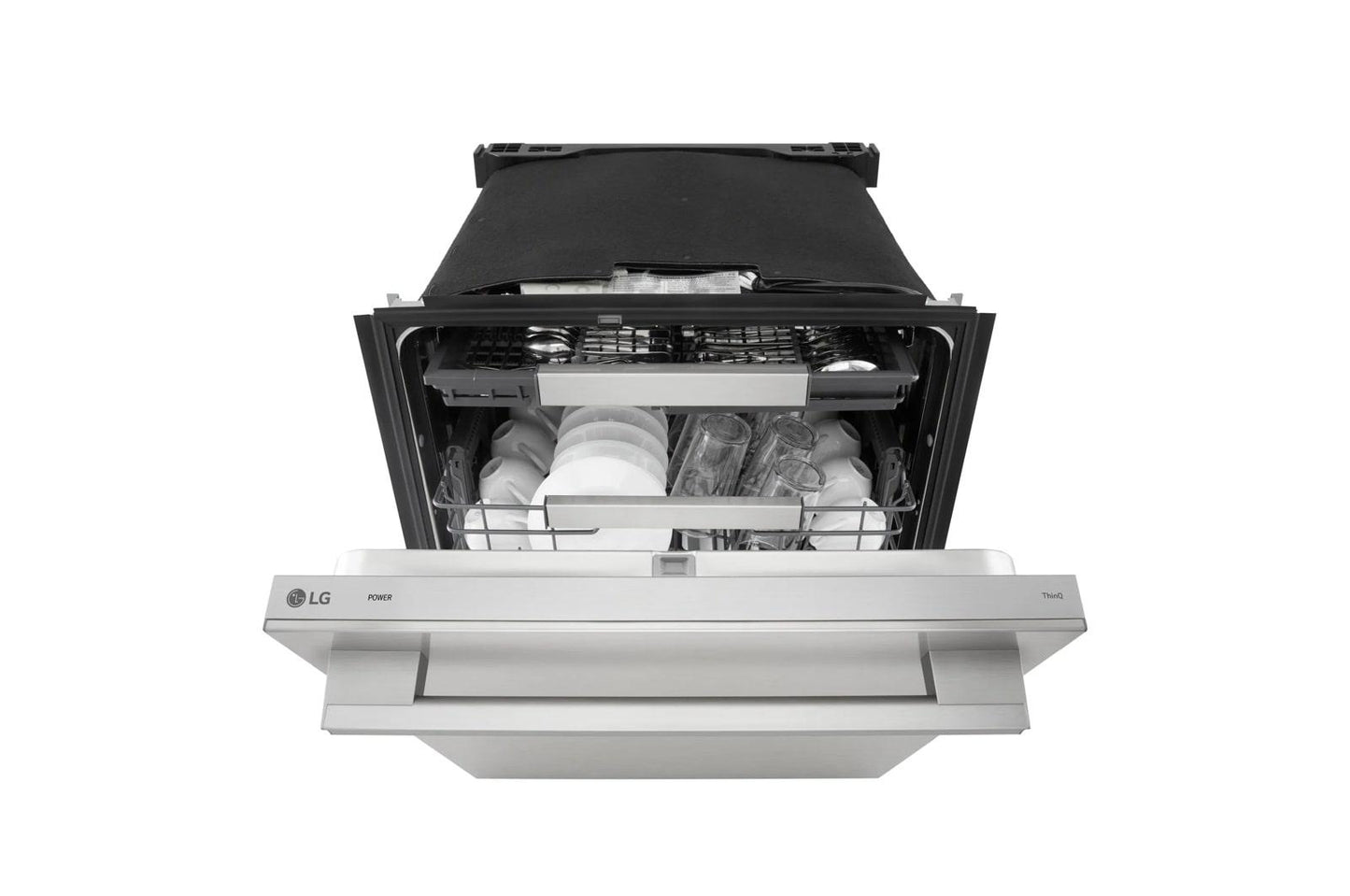 Lg LDNTH862S Smart Hidden Top Control Dishwasher with 1-Hour Wash & Dry, QuadWash® Pro, TrueSteam® and Dynamic Heat Dry™ w/AutoVent Dry™