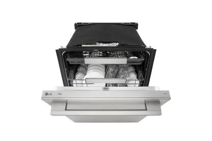 Lg LDNTH862S Smart Hidden Top Control Dishwasher with 1-Hour Wash & Dry, QuadWash® Pro, TrueSteam® and Dynamic Heat Dry™ w/AutoVent Dry™