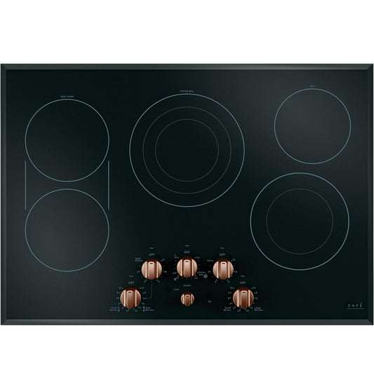 Cafe CXCE1HKPMCU CAF(EBACK)™ 5 Electric Cooktop Knobs - Brushed Copper
