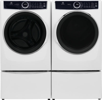 Electrolux ELFE7637AW Front Load Perfect Steam™ Electric Dryer with Balanced Dry™ and Instant Refresh - 8.0 Cu. Ft.